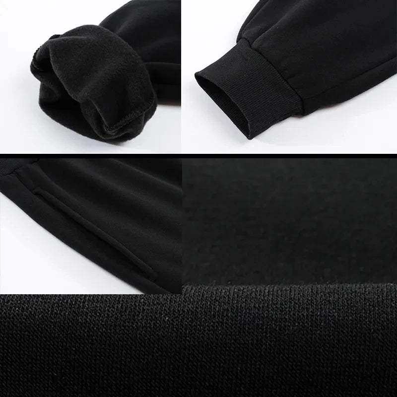 Men's Fleece Joggers: Autumn Winter Casual Pants