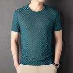 2024 Men's Short Sleeve T-shirt High Cool Breathable Round Neck Top