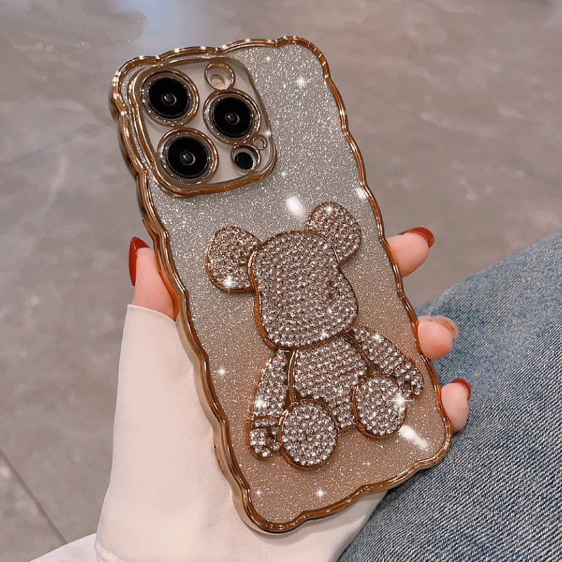 Bling Rhinestone for iPhone Diamond Cute Bear