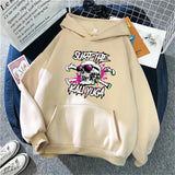 Skull Print Women's Hip Hop Hoodie Harajuku Streetwear Winter