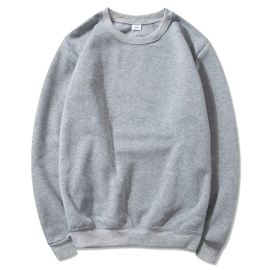 Casual Sweatshirts Men Pullover Solid Tops