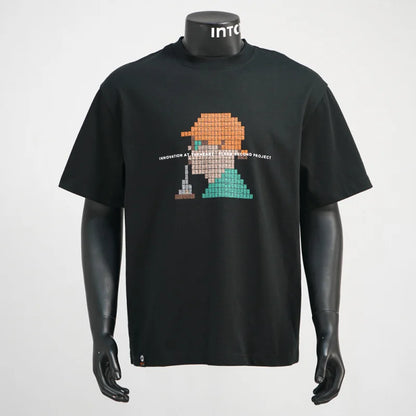 2025 New Trend Men’s Creative Printed Summer T-Shirt Loose Round Neck