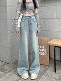 2024 Elevate Your Style Autumn Light Blue Haired Jeans