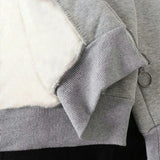 Coat Plush Jackets Solid Color Velvet Thick Warm Winter Hoodies Coat Zipper