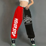 Elastic Drawstring Sweatpants High Waist Harajuku