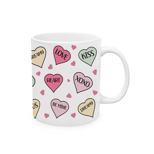 1pc Love Bubbles Mug 11oz Tea Milk Valentine's Day Anniversary Gifts