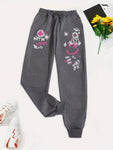 Women's Graffiti Sweatpants Casual Streetwear