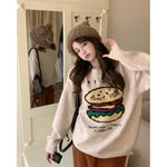 Winter Korean "O-neck Cartoon Women Sweater Y2k Sweet