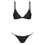 2024  Sexy Bikini Solid Swimsuit Women Swimwear Push Up Set Brazilian Bathing Suit