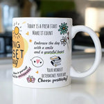 The Morning Mindset Mug Ceramic Coffee and Tea Mug