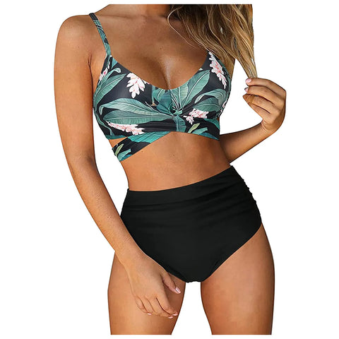 Stunning Striped Bikini Padded Push-Up for a Glamorous Beach Look