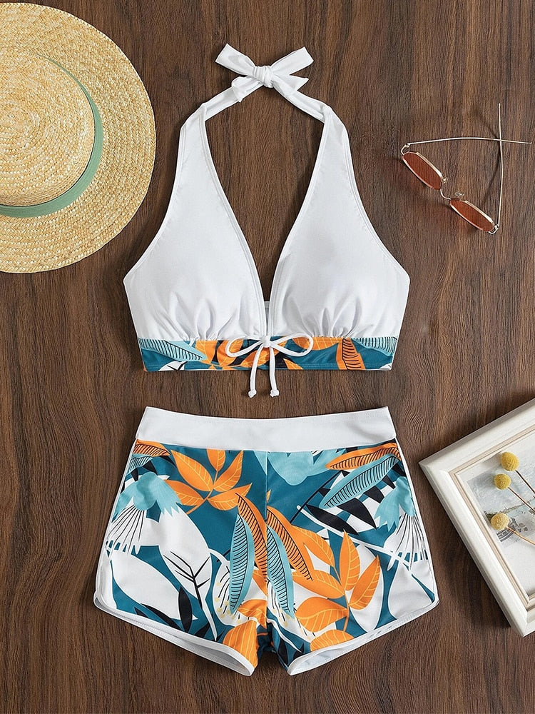 Suit Bikini Set Plus Size Swimwear Women Beach Swimming Suit - xinnzy