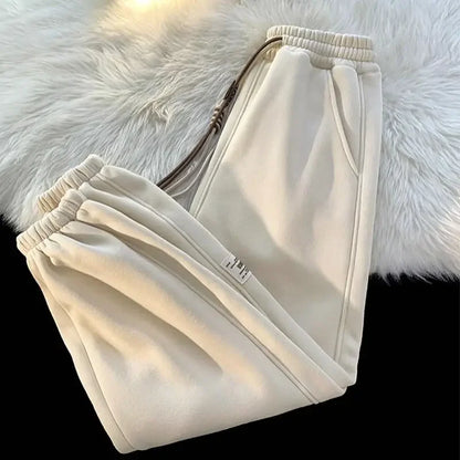 Women's Korean Wide Leg Jogger Pants Loose Casual Streetwear Trousers