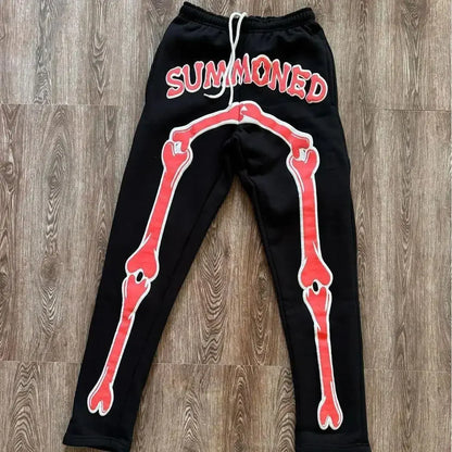Summoned Skeleton Bone Jogger Women Pants
