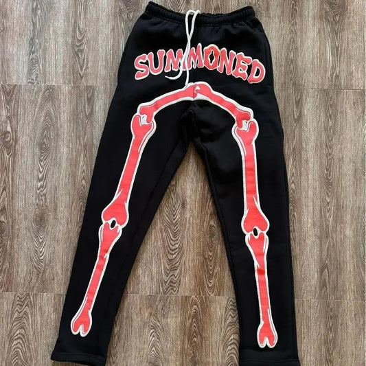Summoned Skeleton Bone Jogger Women Pants