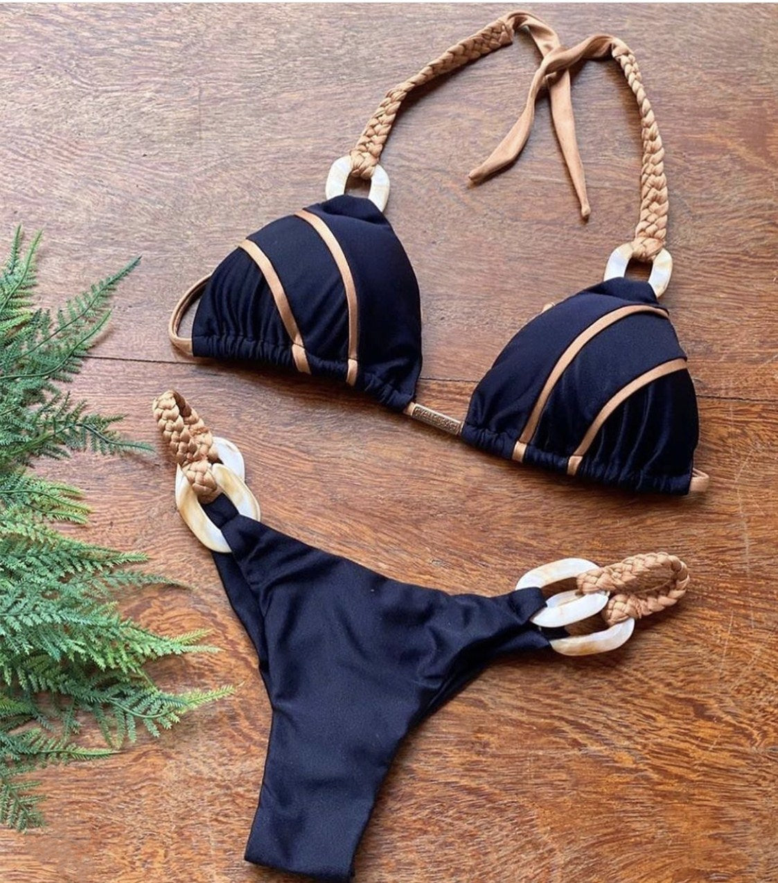 Bikini Set Swimwear Women Sexy Thong Push Up