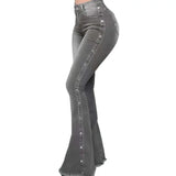 Jeans Women Wide Leg Trousers High Waist Denim