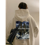 Privathinker Oil Painting Hoodies: Warm, Fashionable Get Cozy with Fleece Thicken Pullovers for Hip Hop and Casual Style