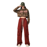 American Female Trendy Loose Slim Casual Oversize Pants