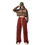 American Female Trendy Loose Slim Casual Oversize Pants