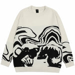 Y2K sweater "loose pullover in autumn slim hip-hop street knitted