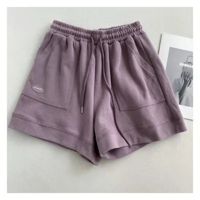Women's comfortable loose wide-legged drawstring A pants Slim Waist
