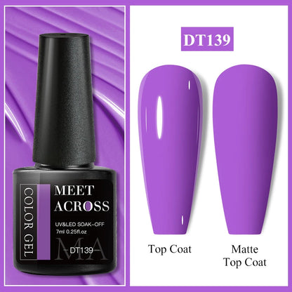 7ml Super Top Coat Gel Nail Base Gel Matte Top Coat Semi-Permanent