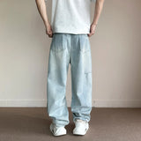 Baggy Jeans High Street Straight Wide Trousers Washed Y2k Pants Male