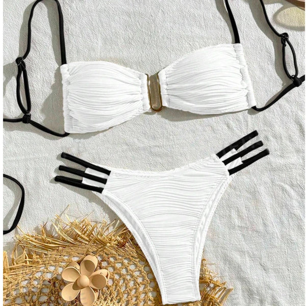 Womens Brazilian Bikini Set Cheeky Coverage Two Piece Swimsuit 2026