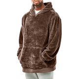 Double-faced Fleece Youth Hooded Sweatshirt Warm Cozy And Stylish