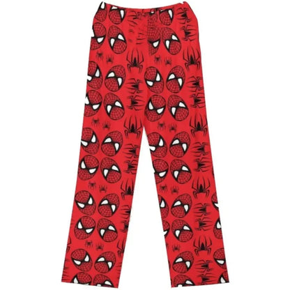 Hello Kitty Spider-Man Pajama Pants Cotton Loose Women’s Lounge Wear
