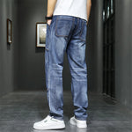 Lässige Baggy Straight Herren Jeans