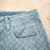 2024 Jeans Fashion Pattern Denim Pants Male
