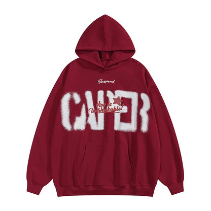 Oversize Long Sleeve Hip Hop Hoodie