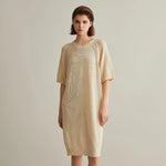 Luxury Linen Knitted Summer Dress