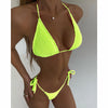 Bikini Solid Swimsuit Women Swimwear Push Up Set Bathing Suit Summer