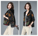 Women Jackets Loose Zipper Pockets Oversized Cardigan