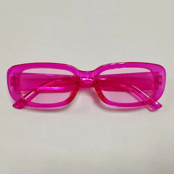 Vintage Oval Sunglasses Small Rectangle