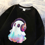 Stylish Ghost Headphones Pullover Autumn Comfort for Men