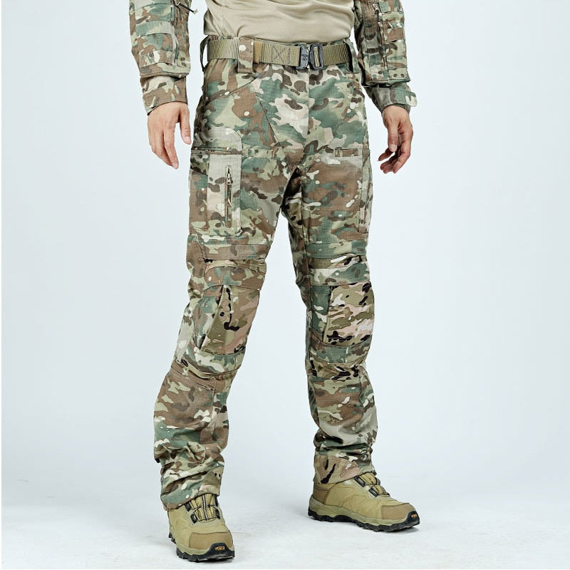 Herren Cargohose Wandern Outdoor Wasserdicht Taktische Militärische Kampfhose mit mehreren Taschen