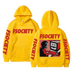 Geeky Mr Robot Fsociety Graphic Hoodie