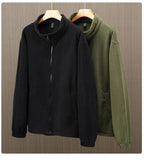 Jacket Men Winter Thcik Warm Fleece Jacket Coat