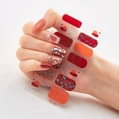 Wraps Self-Adhesive Slider Nail Art DIY Stickers Manicure Decor