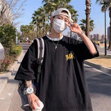 Men's Anime Skateboard T-shirt: High Quality Hip Hop Fashion