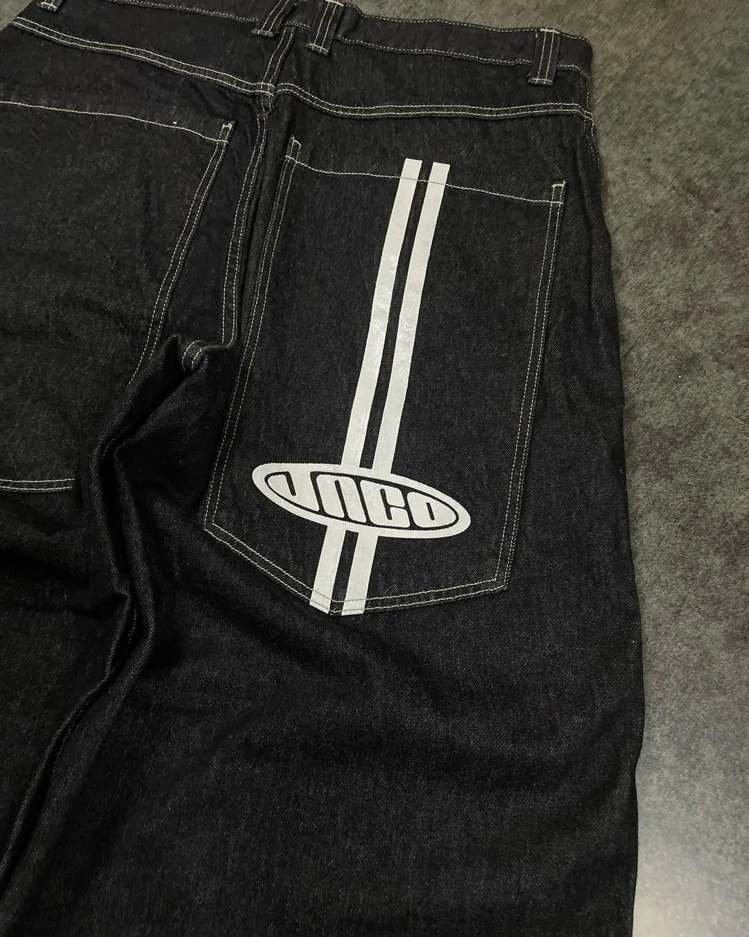 Washed Trend Dragging Pants Hip Hop Rap