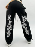 Gothic Sweatpants Hip Hop Oversize Harajuku Grunge Graphic