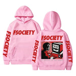 Geeky Mr Robot Fsociety Graphic Hoodie