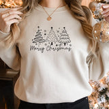 Merry Christmas Tree Sweatshirts Funny Festive