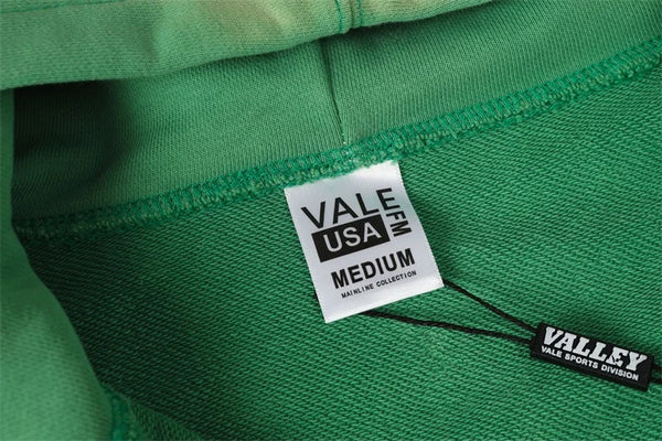 Washed Green Hoodie Unisex Zip Up Cartoon Print Sweatshirt Jacket