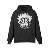 Rebellious Retro Style No More Rules Graphic Hoodie